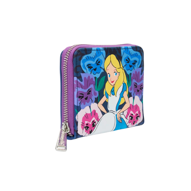 Portefeuille Alice and flowers Alice au pays des merveilles LOUNGEFLY