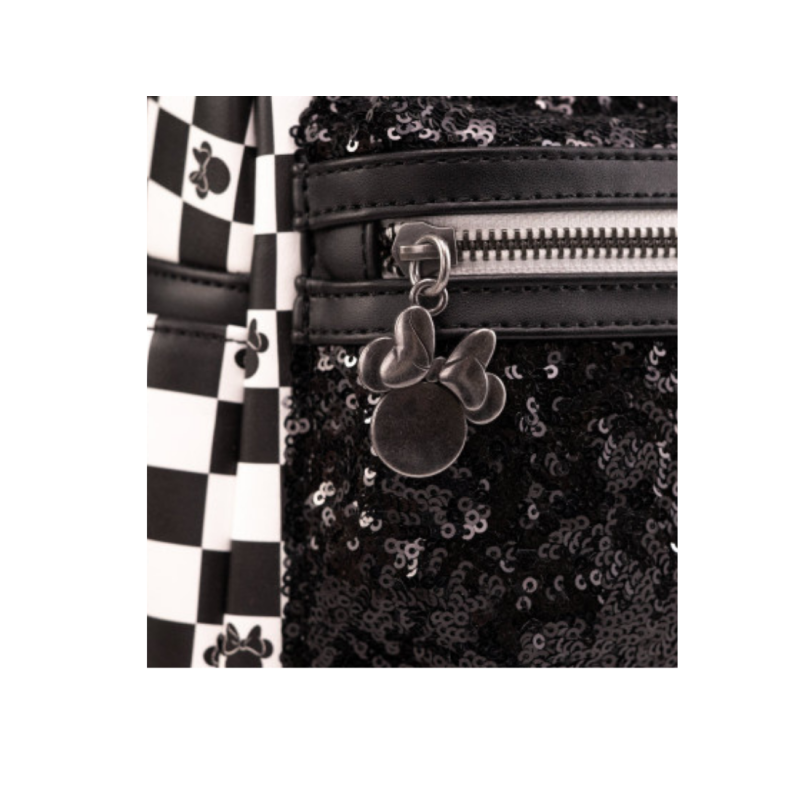 Sac à dos Checkered sequins Minnie Mouse LOUNGEFLY