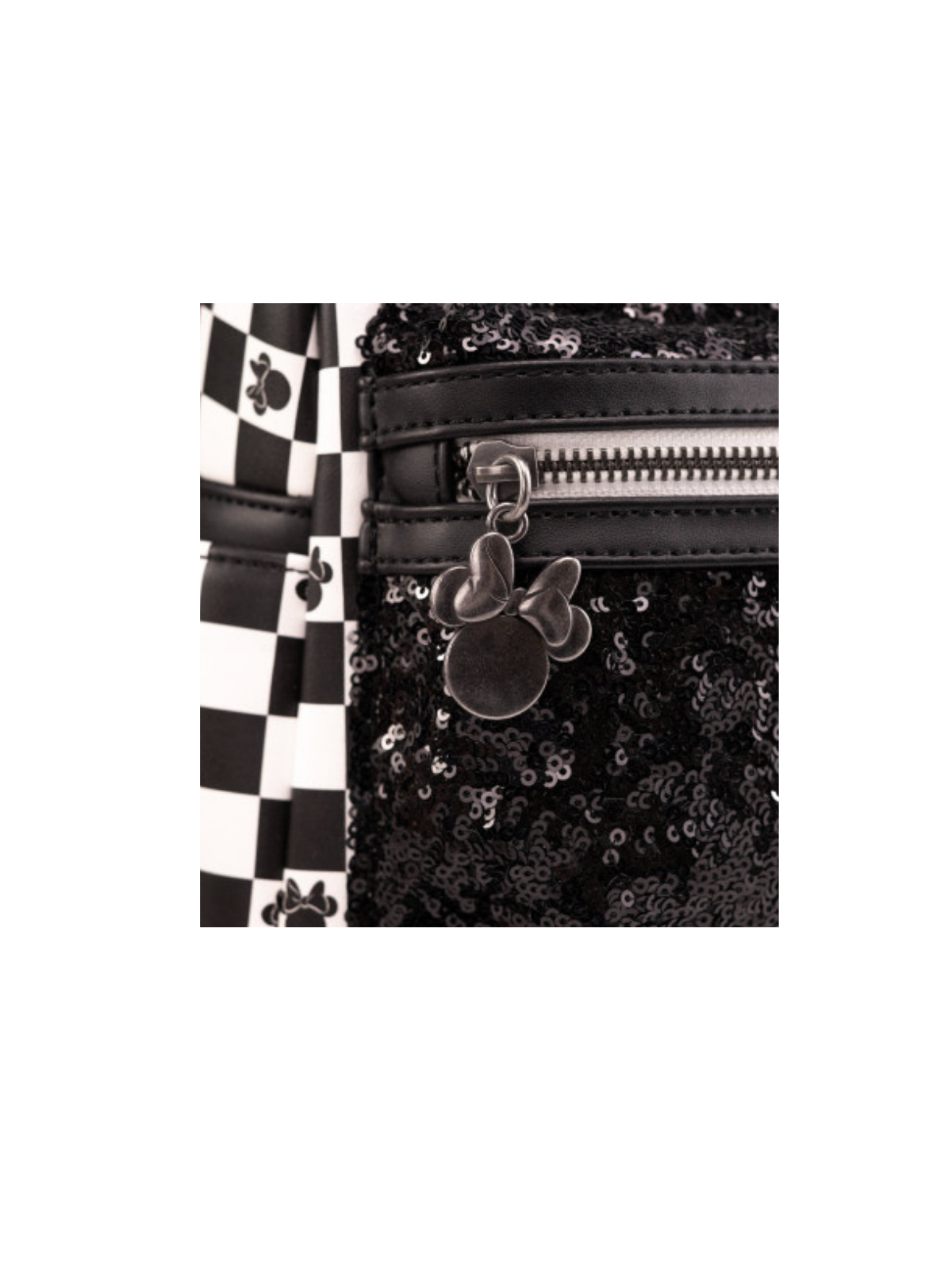 Sac à dos Checkered sequins Minnie Mouse LOUNGEFLY