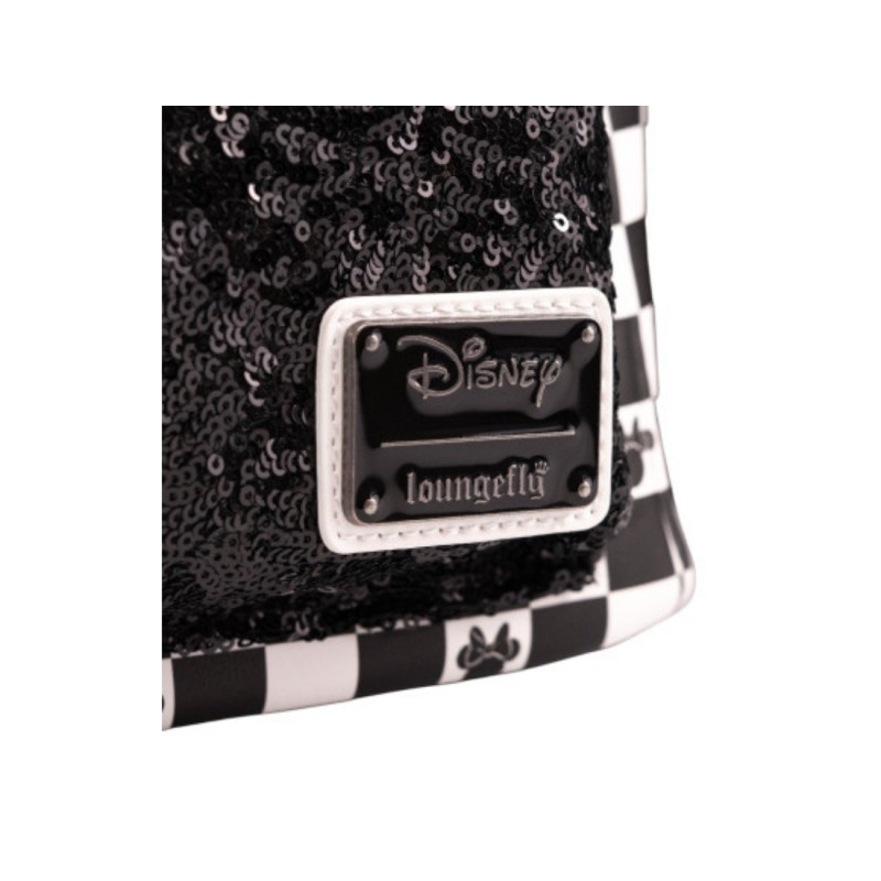 Sac à dos Checkered sequins Minnie Mouse LOUNGEFLY