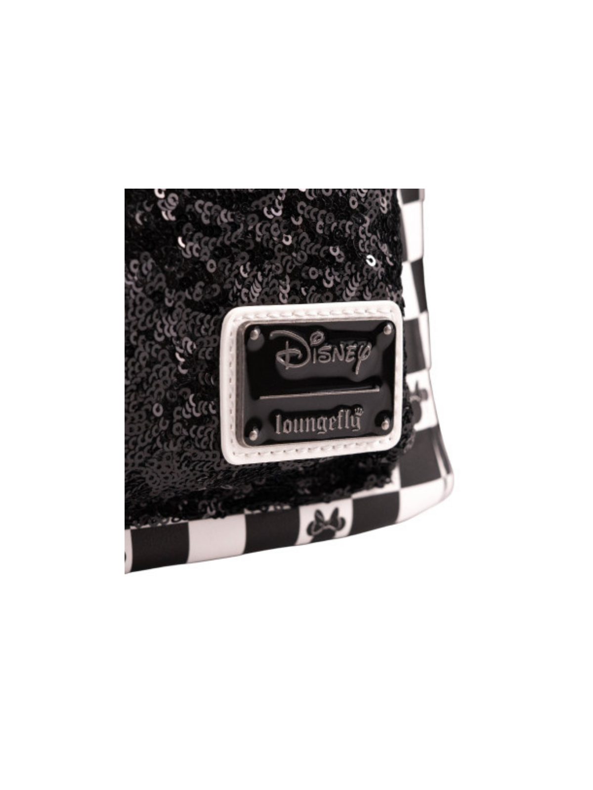 Sac à dos Checkered sequins Minnie Mouse LOUNGEFLY