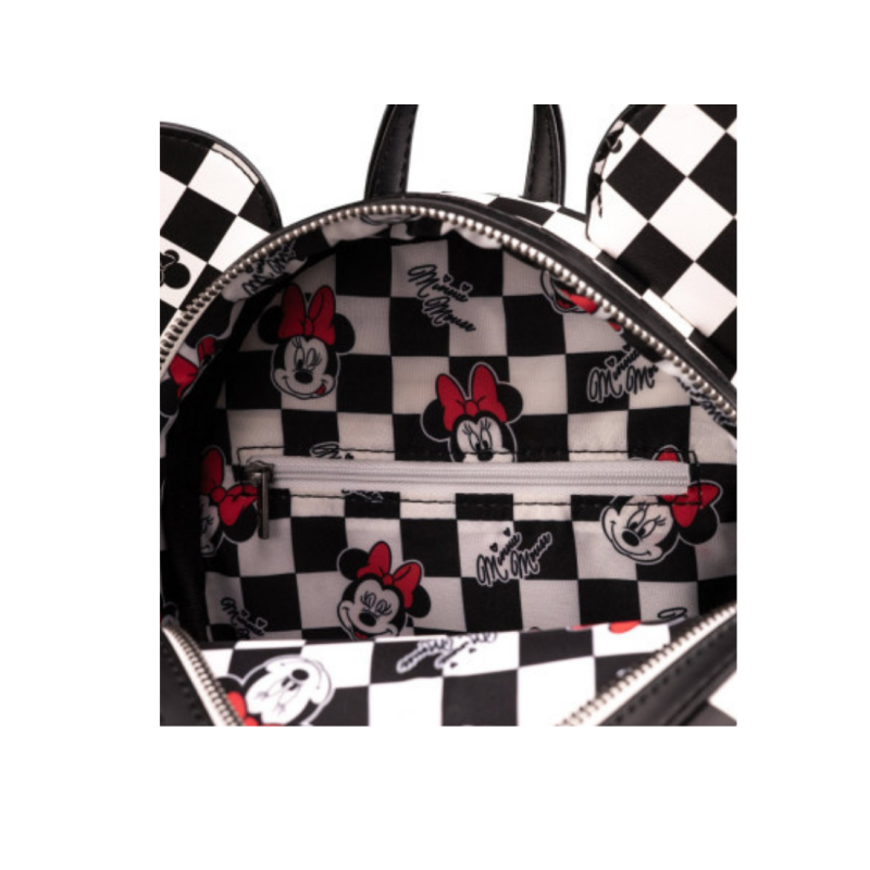 Sac à dos Checkered sequins Minnie Mouse LOUNGEFLY