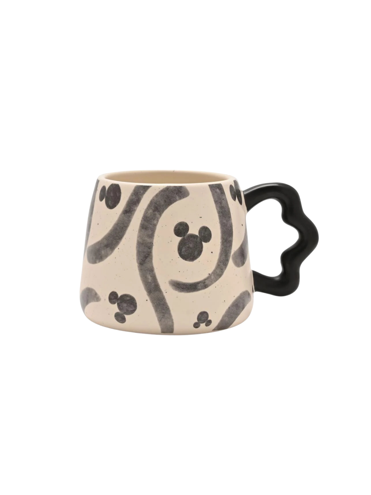 Mug 3D Shapes Black and white Mickey