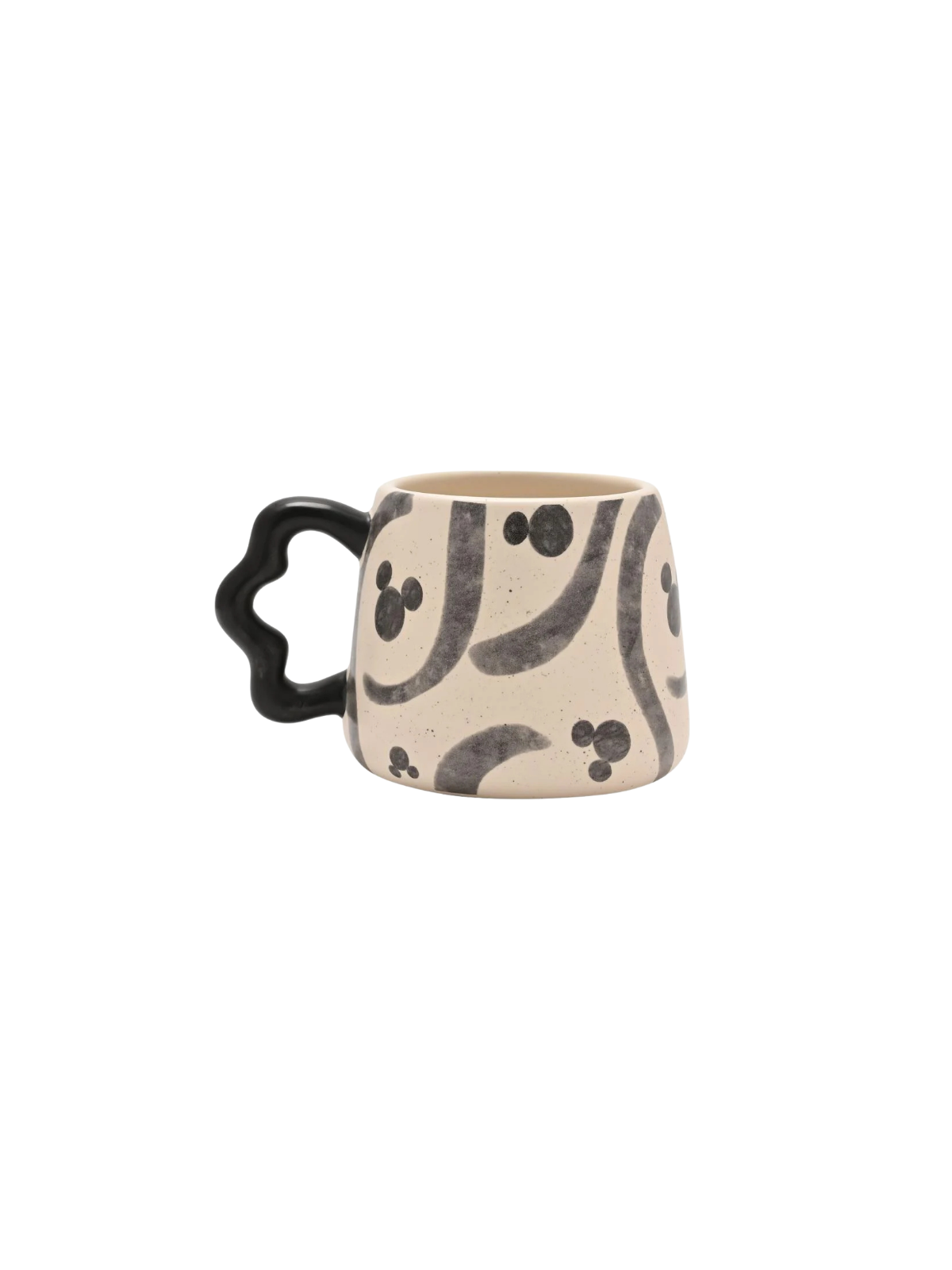 Mug 3D Shapes Black and white Mickey