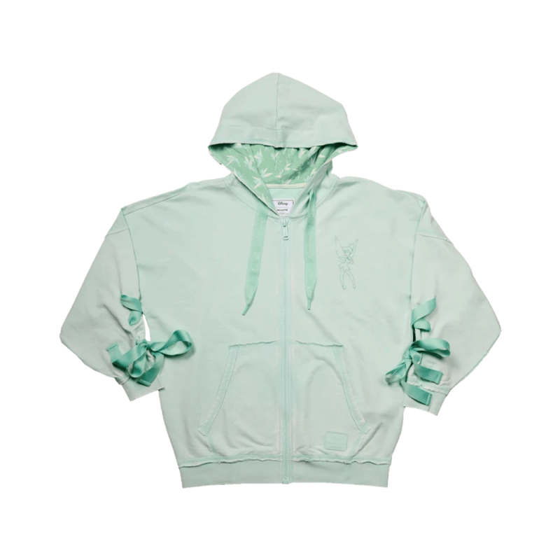 Sweat à capuche zippé unisexe La Fée Clochette Loungefly