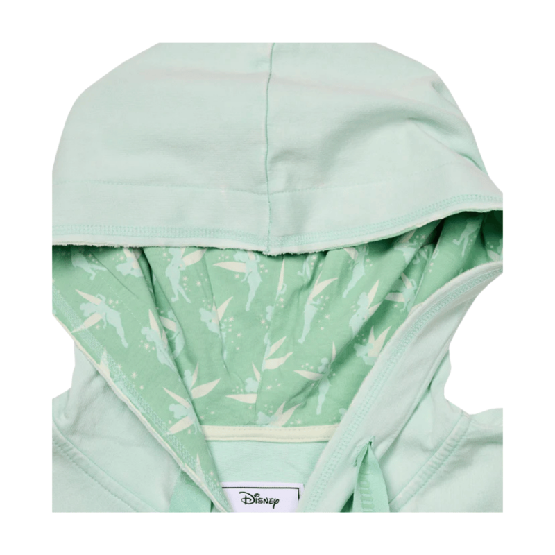 Sweat à capuche zippé unisexe La Fée Clochette Loungefly