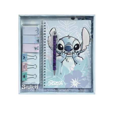 Set de papeterie 8 pièces Stitch Watercolor