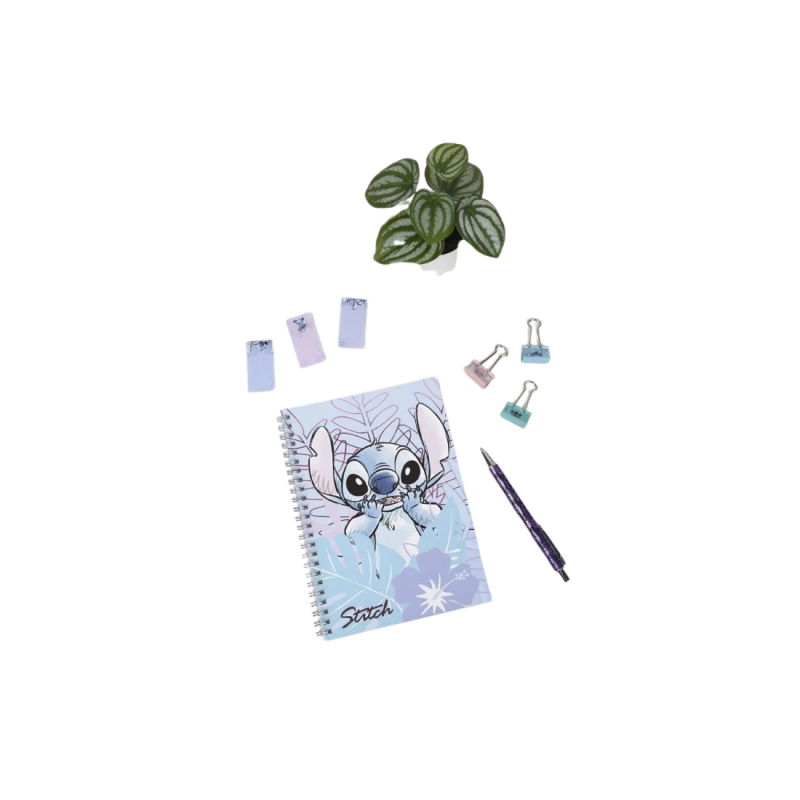 Set de papeterie 8 pièces Stitch Watercolor