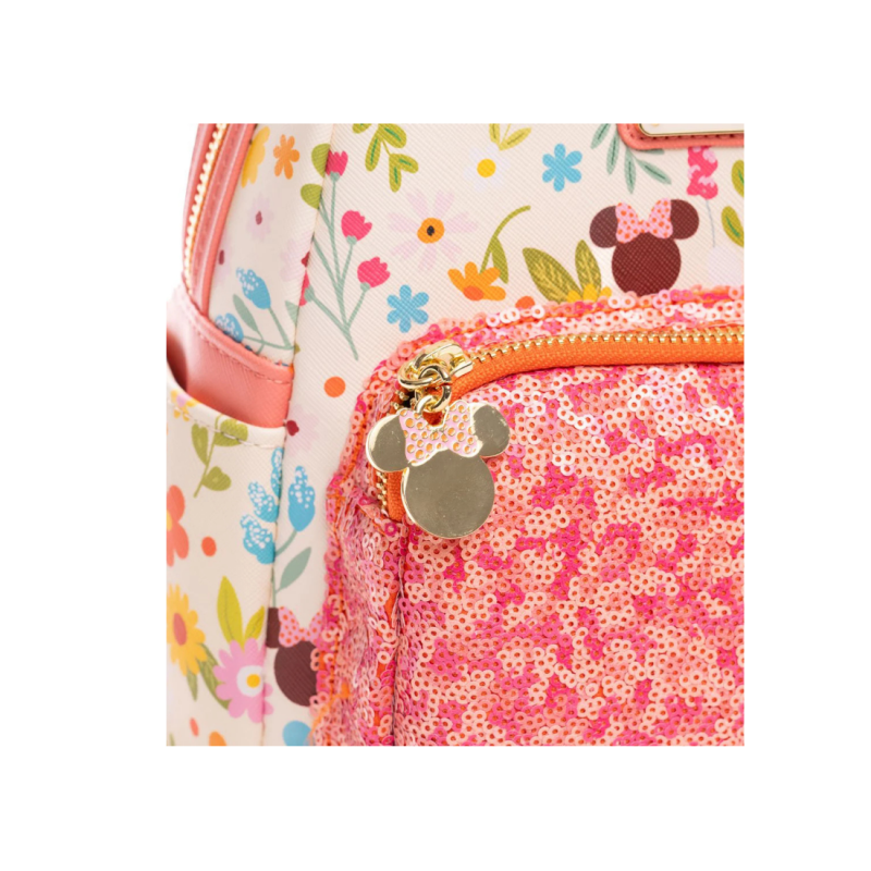 Sac à dos Springtime sequins Minnie Mouse LOUNGEFLY