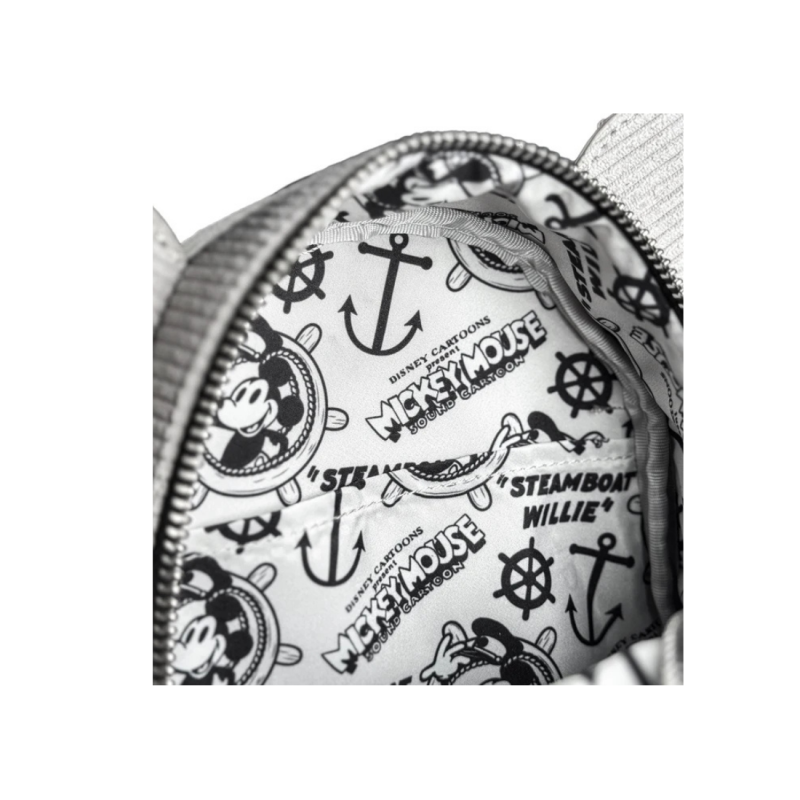 Sac à dos Steamboat Willie Corduroy Mickey Mouse LOUNGEFLY