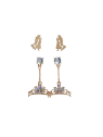 Boucles d'oreilles Crown Raiponce