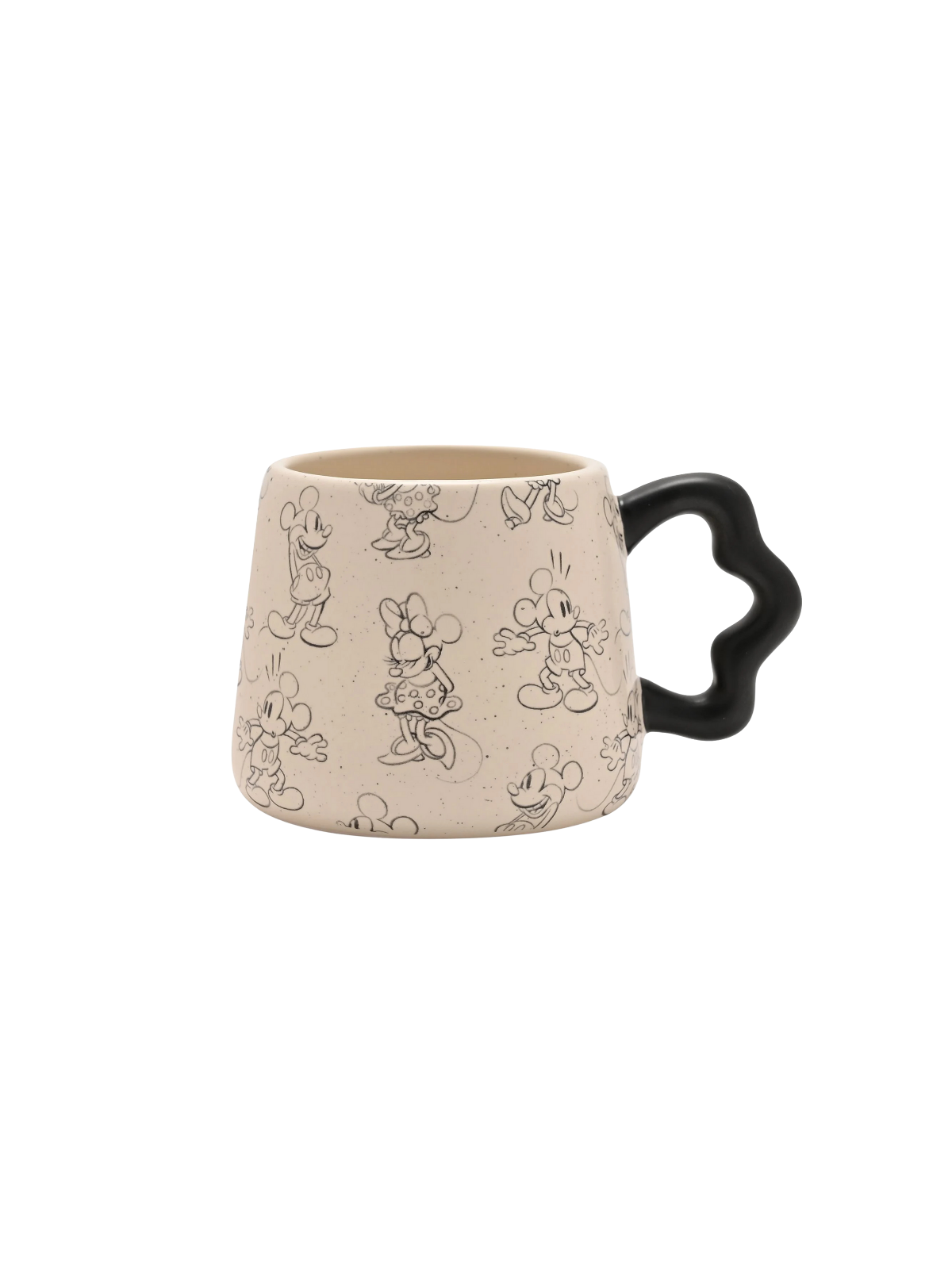 Mug Shapes black and white mickey and minnie