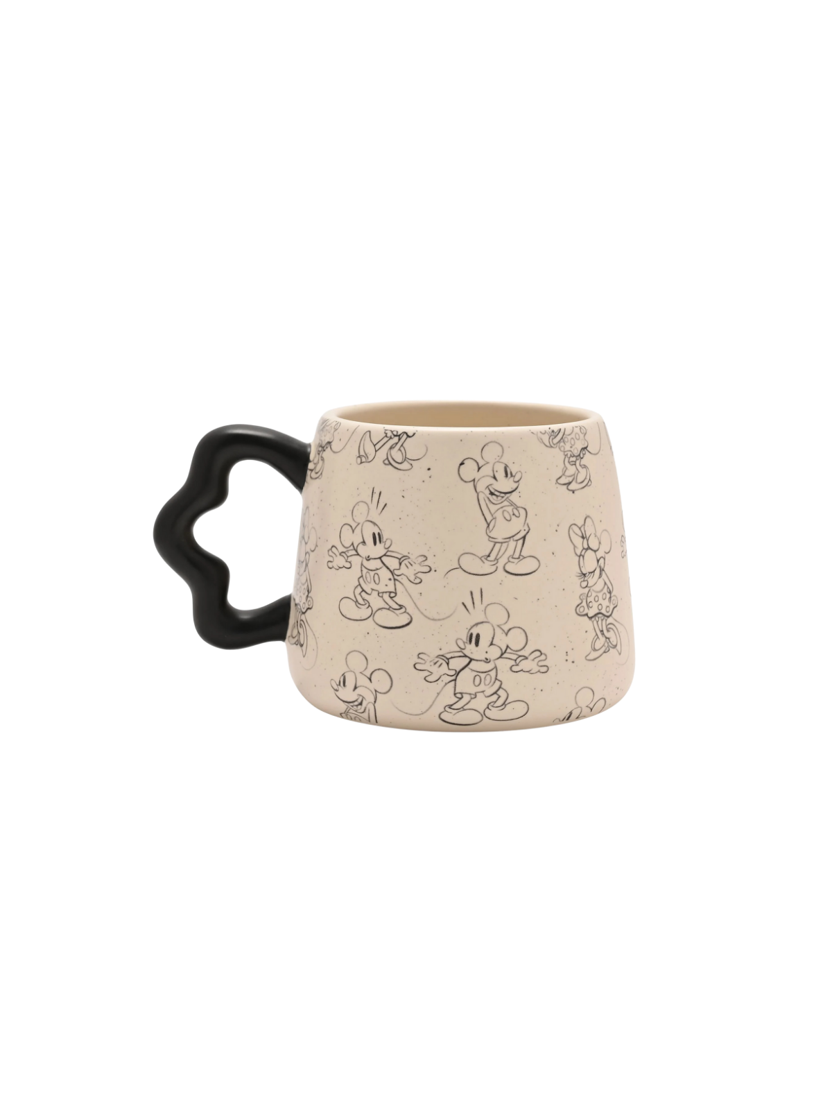 Mug Shapes black and white mickey and minnie