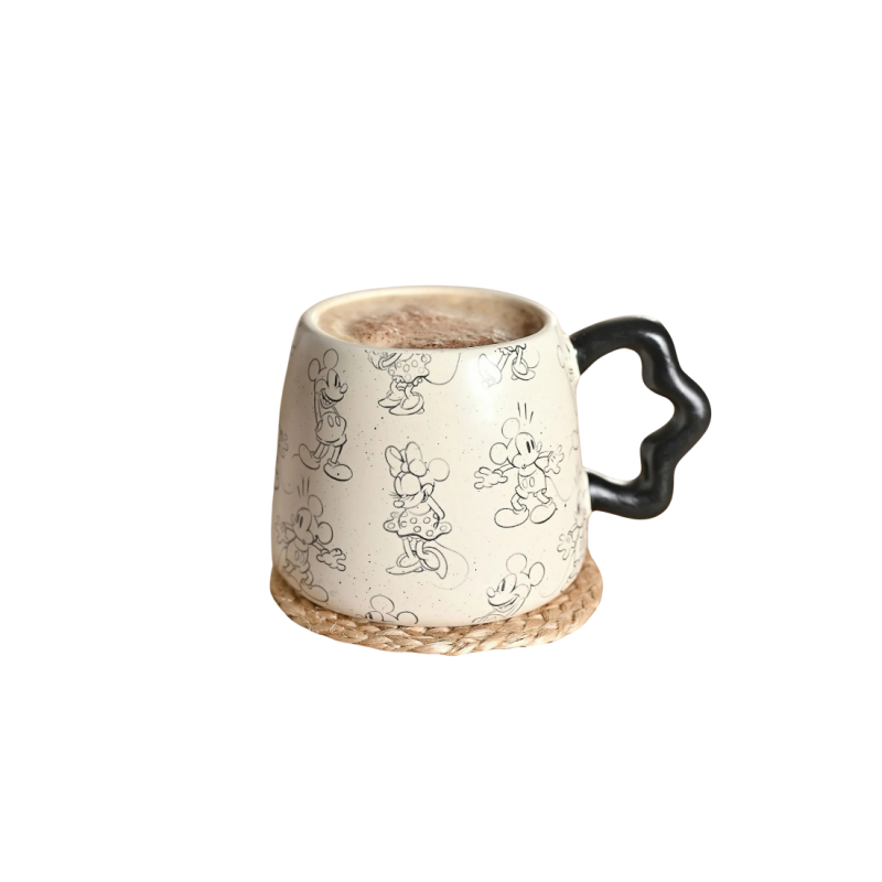 Mug Shapes black and white mickey and minnie