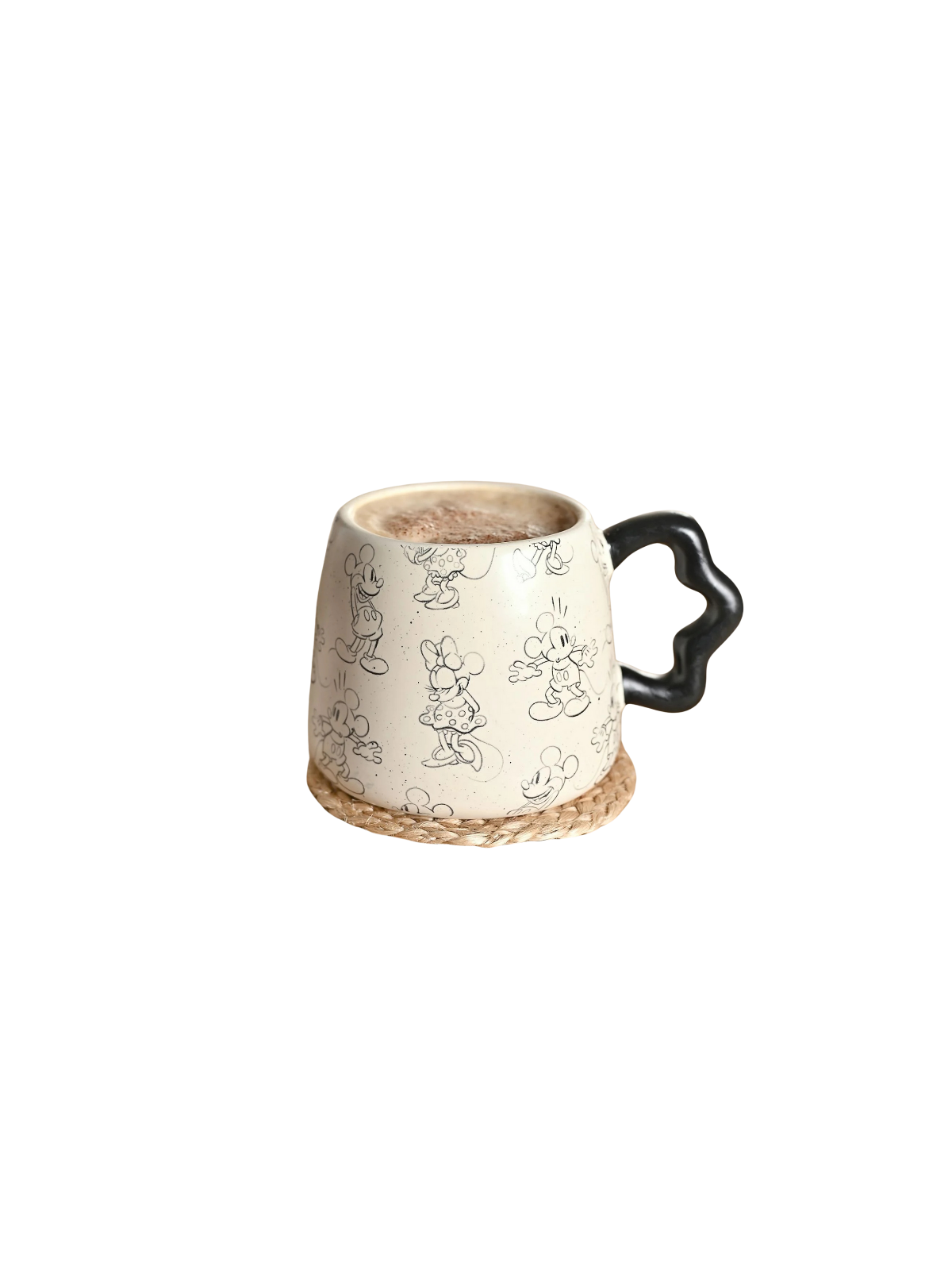 Mug Shapes black and white mickey and minnie