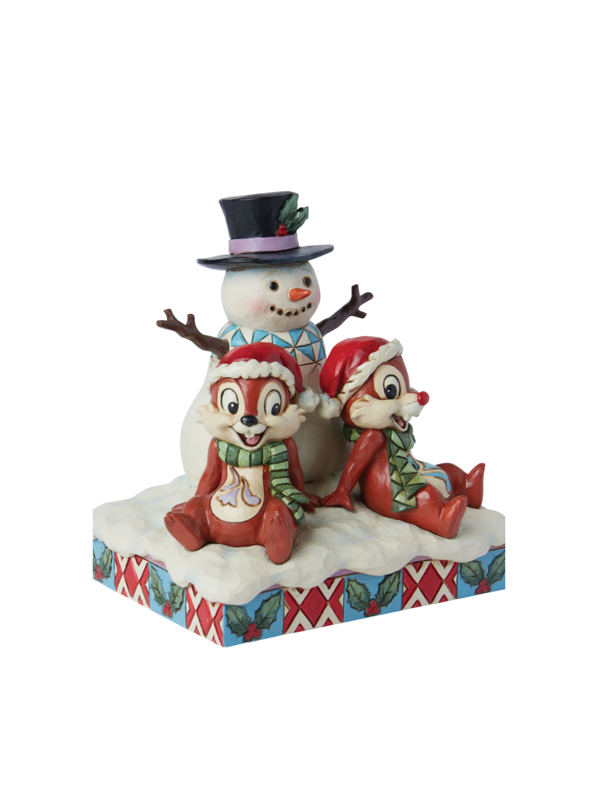 Figurine Tic & tac avec bonhomme de neige Disney traditions 6015006