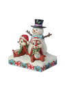 Figurine Tic & tac avec bonhomme de neige Disney traditions 6015006