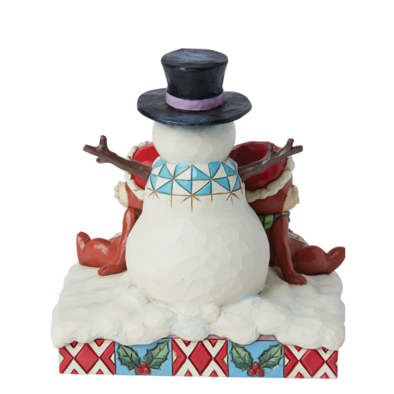 Figurine Tic & tac avec bonhomme de neige Disney traditions 6015006