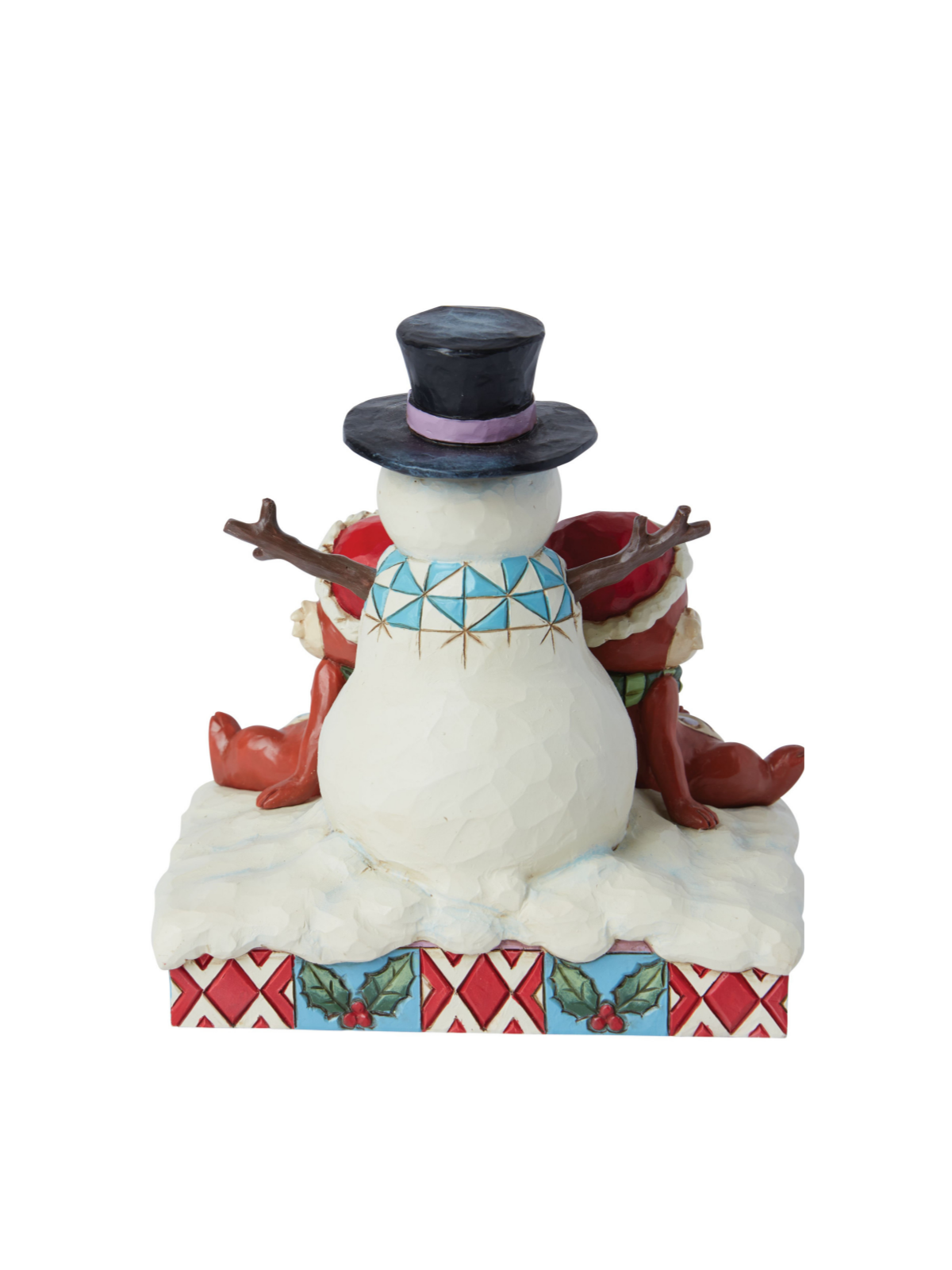 Figurine Tic & tac avec bonhomme de neige Disney traditions 6015006