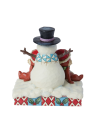 Figurine Tic & tac avec bonhomme de neige Disney traditions 6015006