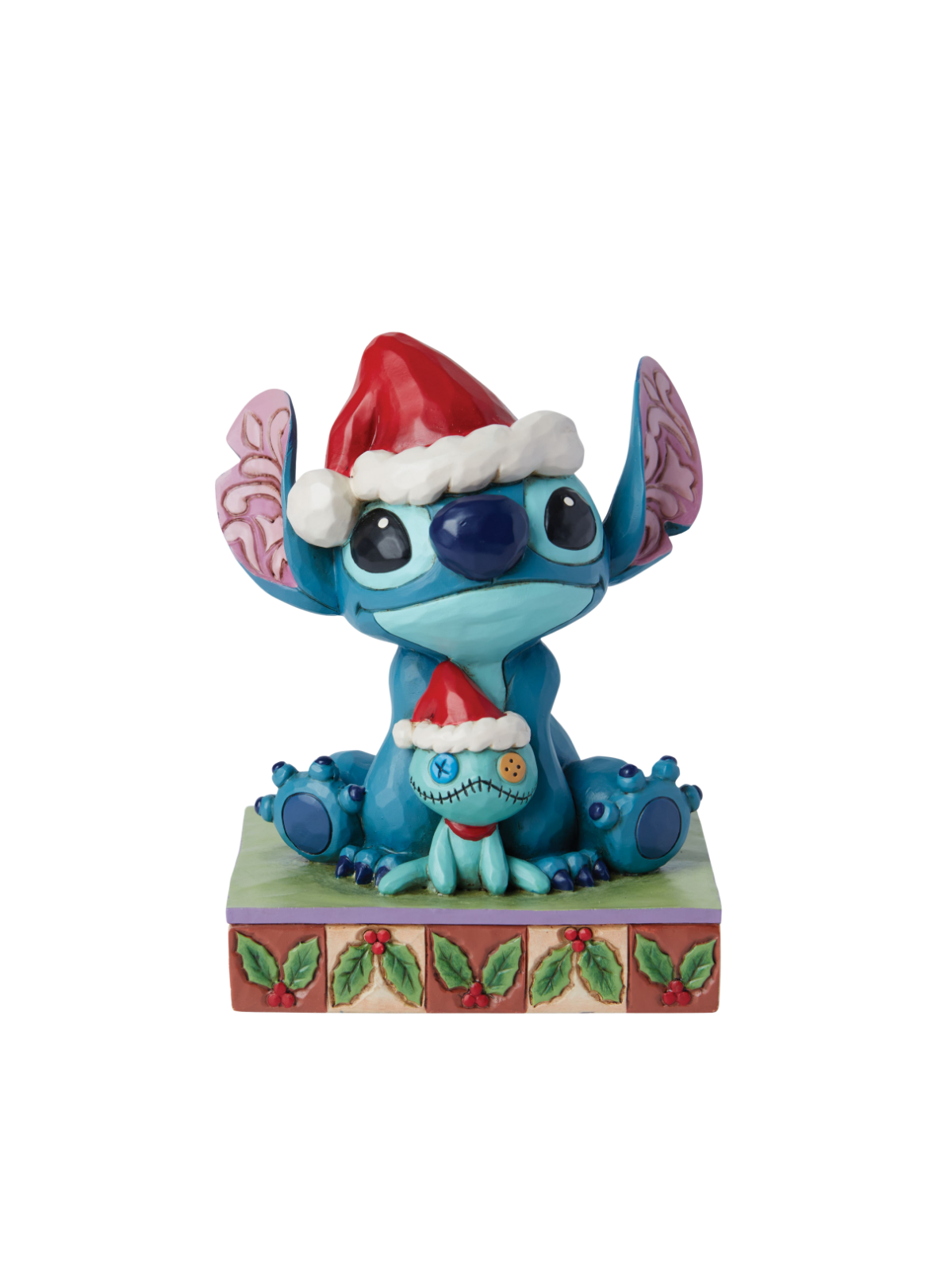 Figurine Stitch & scrump en père noël Disney traditions 6015007
