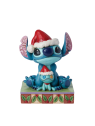 Figurine Stitch & scrump en père noël Disney traditions 6015007