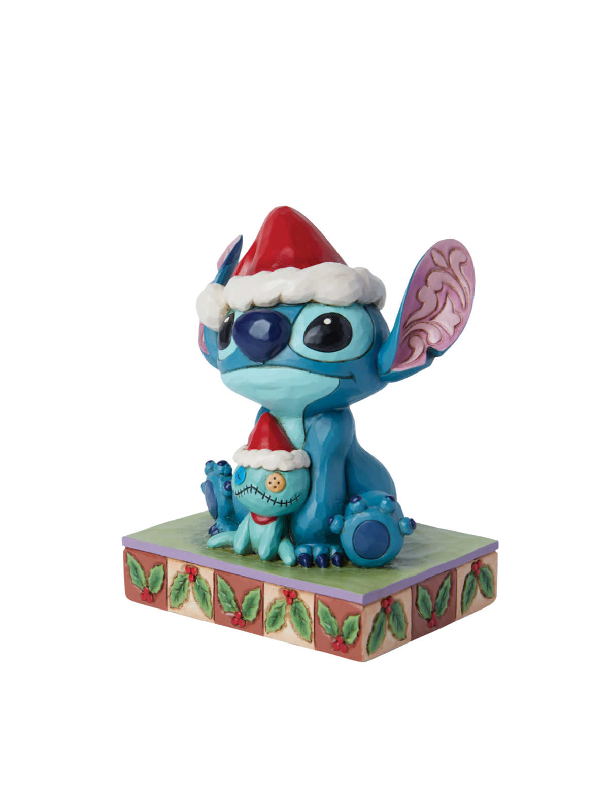 Figurine Stitch & scrump en père noël Disney traditions 6015007