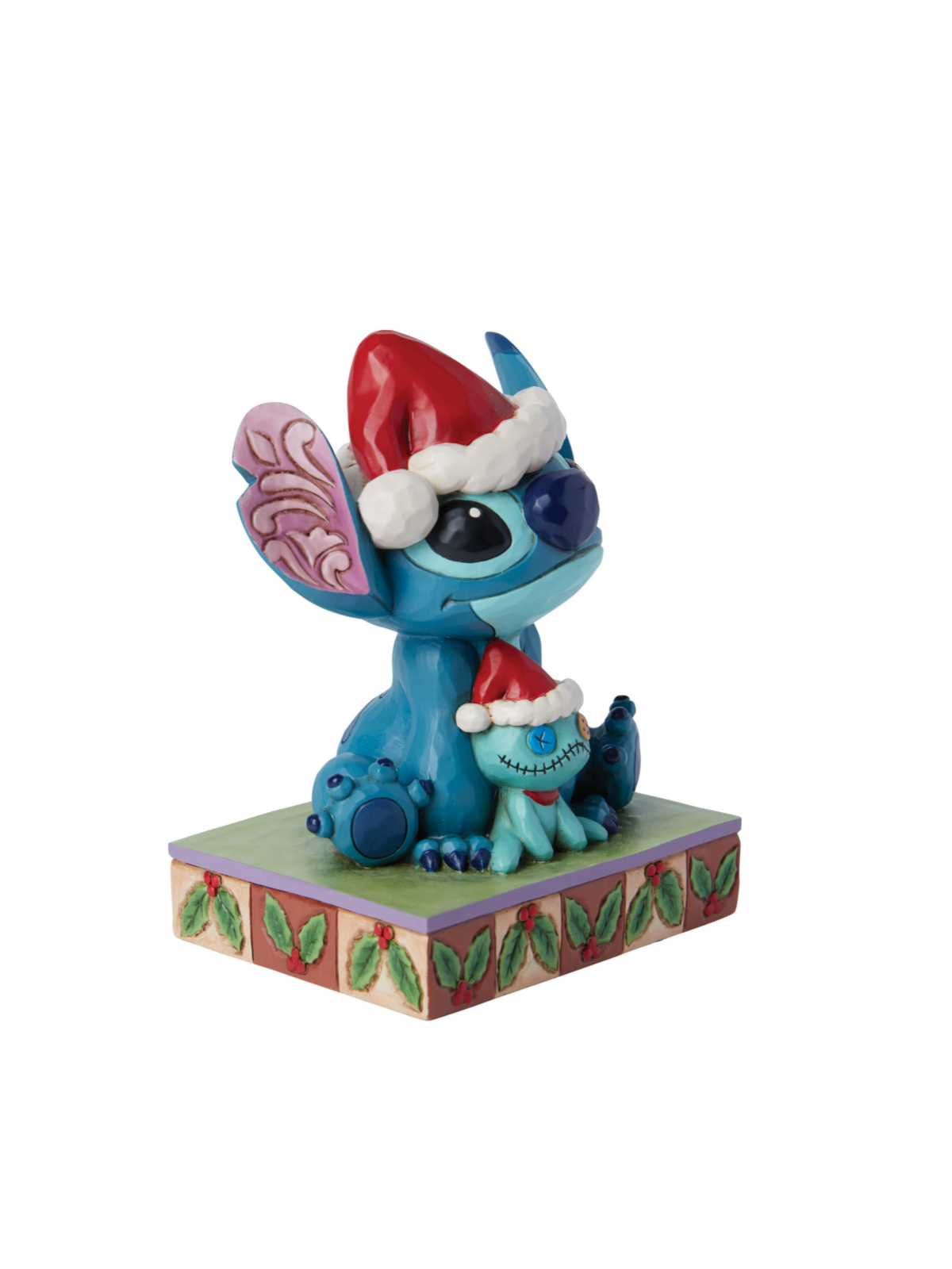 Figurine Stitch & scrump en père noël Disney traditions 6015007