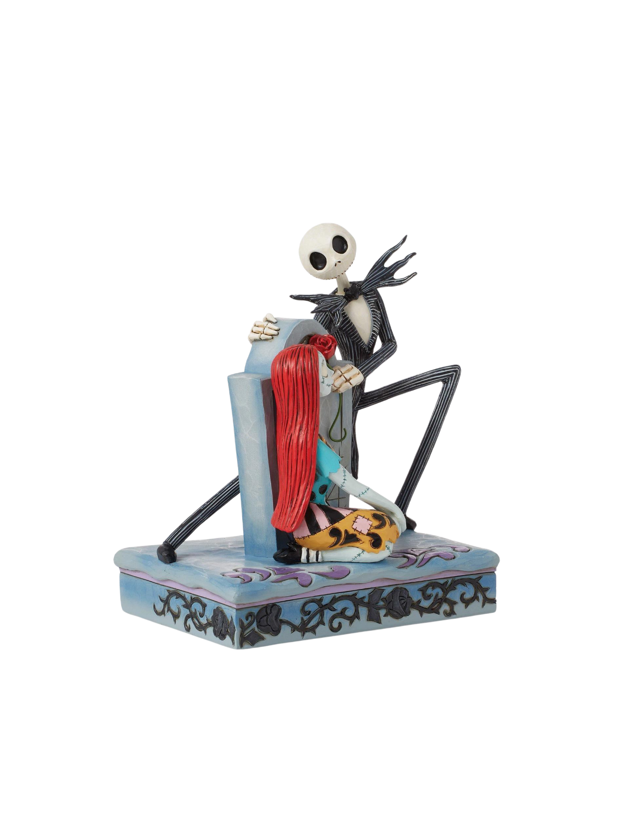 Figurine Jack & Sally sur pierre tombale Disney traditions 6016594
