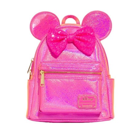 Sac à dos pink glitter Minnie Mouse LOUNGEFLY