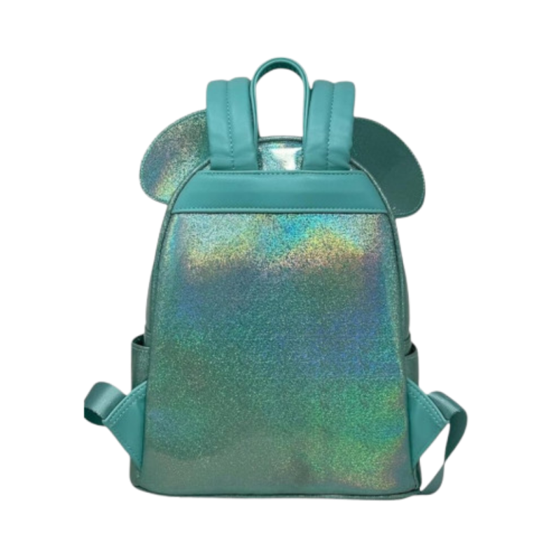 Sac à dos glitter sparkle green Minnie Mouse LOUNGEFLY