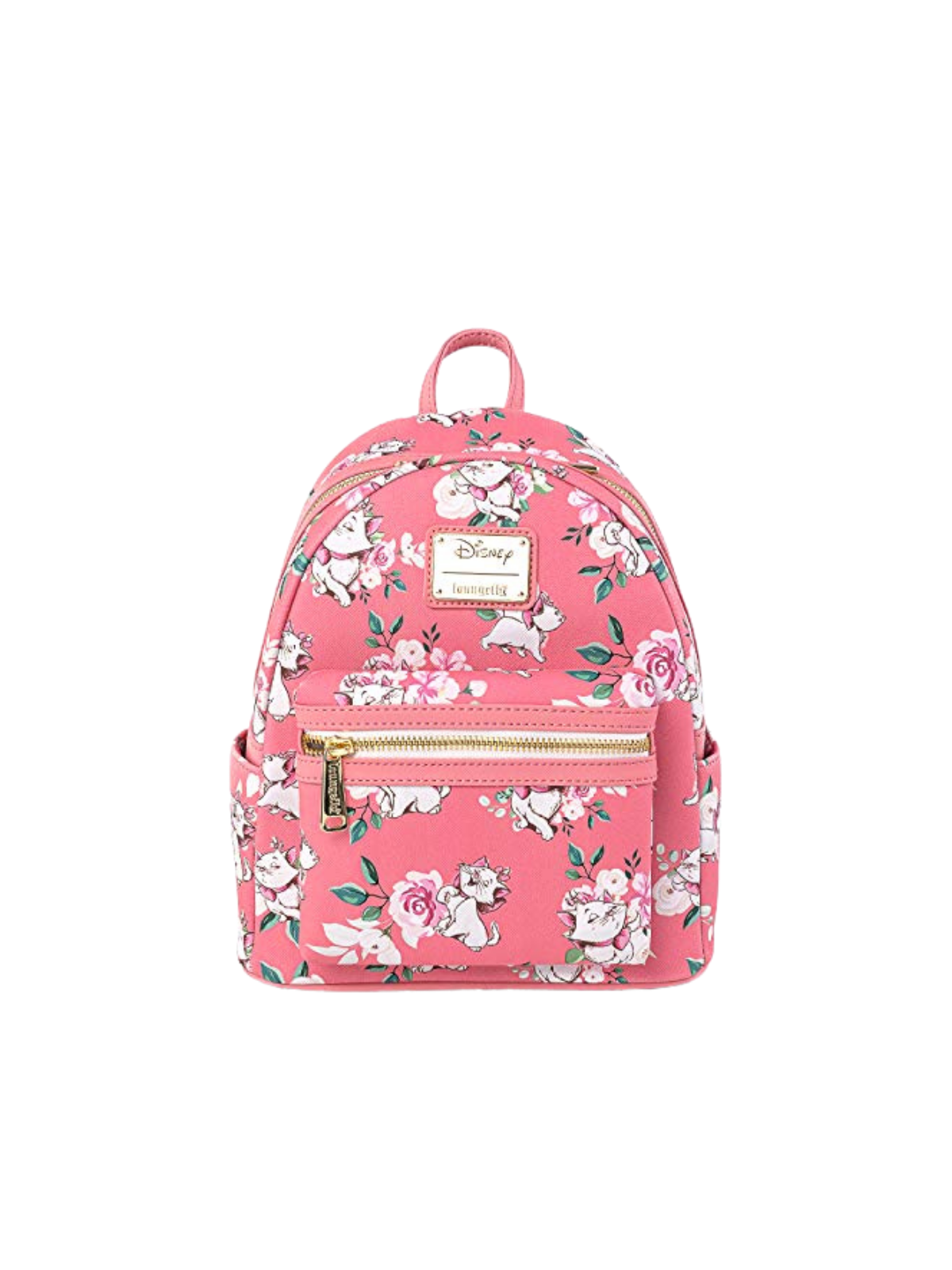 Sac à dos Marie pink floral Les aristochats LOUNGEFLY