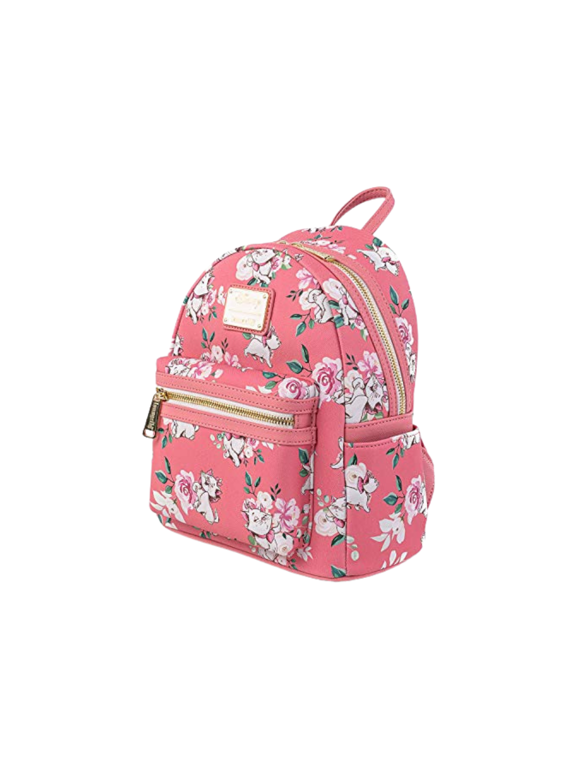 Sac à dos Marie pink floral Les aristochats LOUNGEFLY
