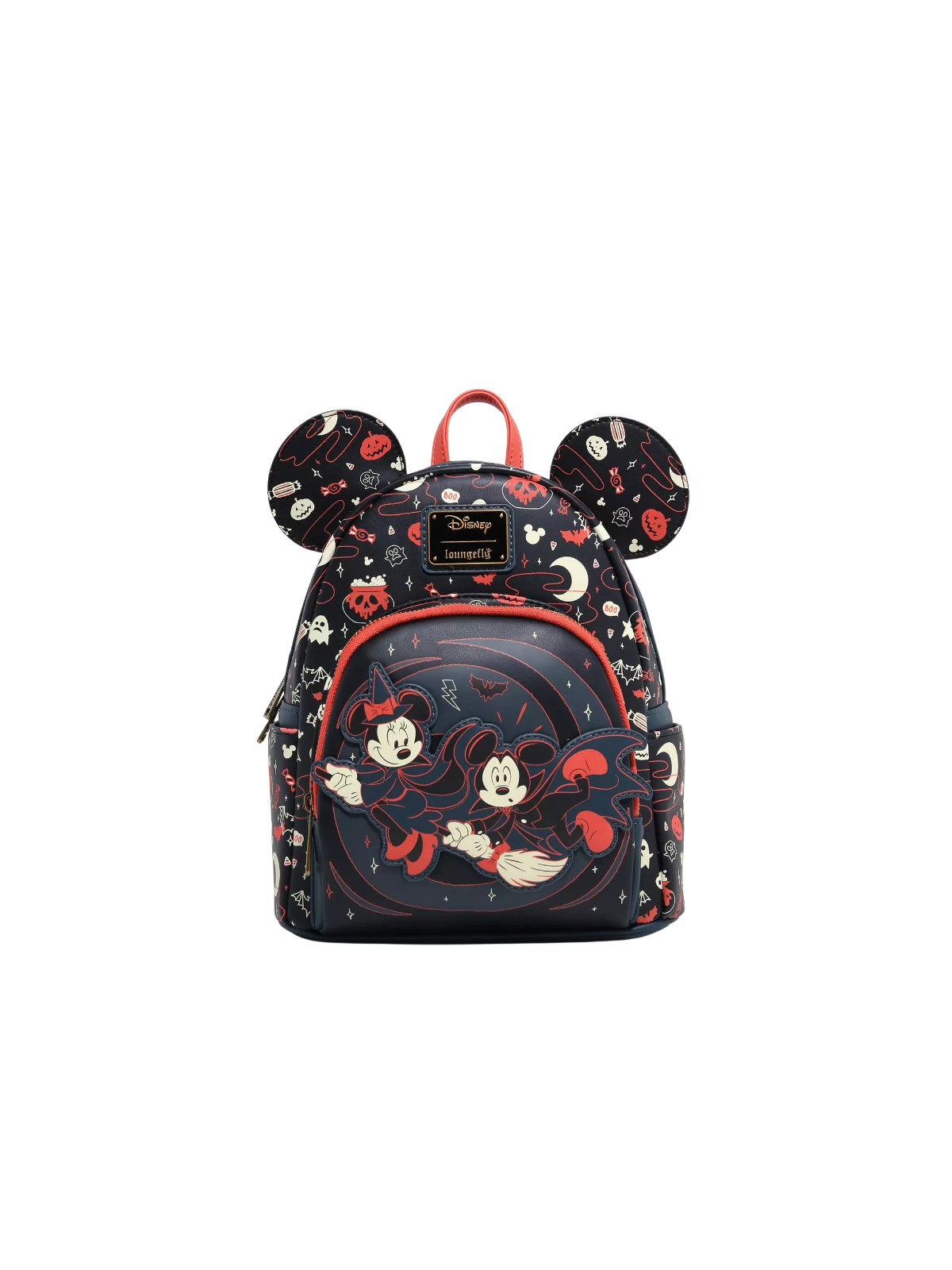 Sac à dos halloween ears glow Mickey & Minnie LOUNGEFLY