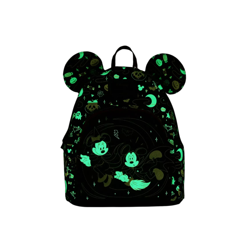 Sac à dos halloween ears glow Mickey & Minnie LOUNGEFLY