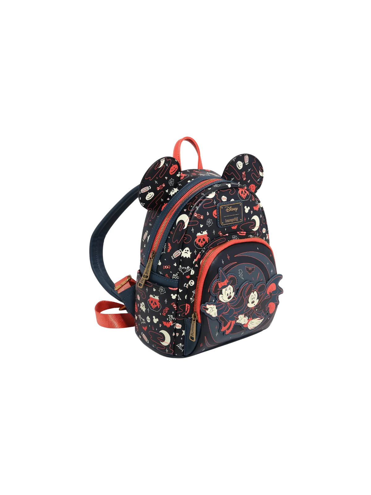 Sac à dos halloween ears glow Mickey & Minnie LOUNGEFLY