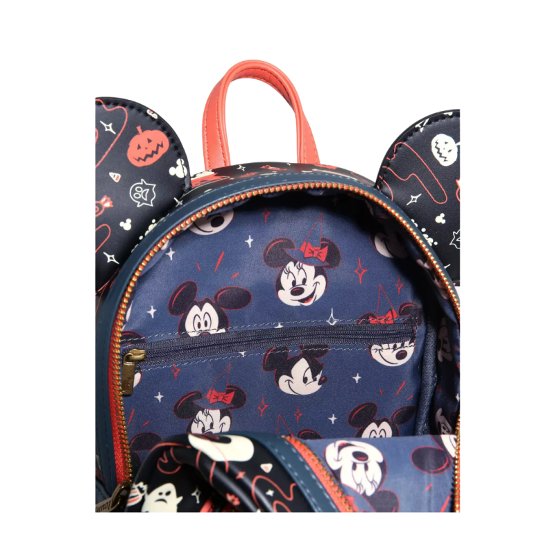 Sac à dos halloween ears glow Mickey & Minnie LOUNGEFLY