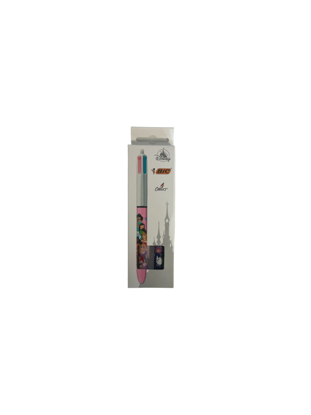 Lot de 2 Stylos quatres couleurs princesses disney