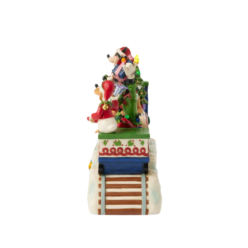 Figurine train de noël Mickey & ses amis Disney traditions 6014996