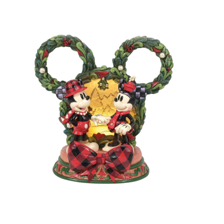 Figurine Diorama LED Mickey & Minnie Disney traditions 6016880