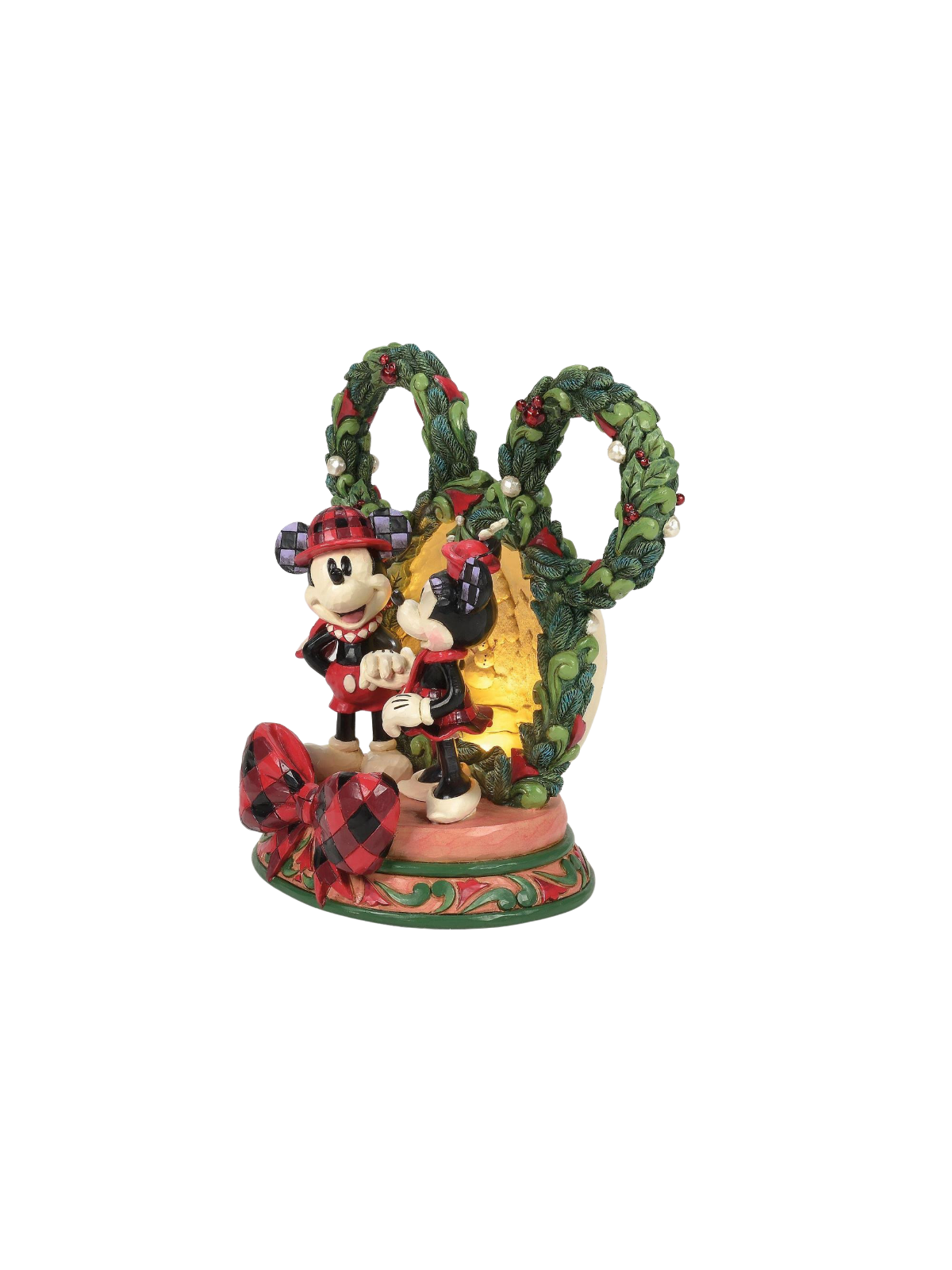 Figurine Diorama LED Mickey & Minnie Disney traditions 6016880