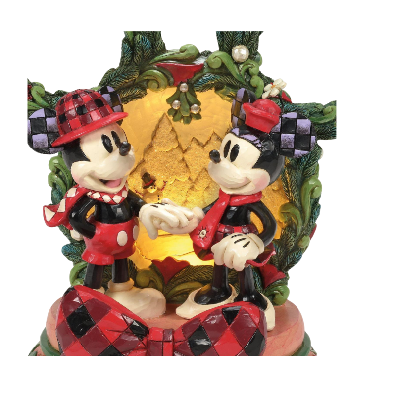 Figurine Diorama LED Mickey & Minnie Disney traditions 6016880