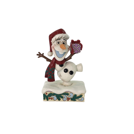 Figurine Olaf de noël Disney traditions 6016888