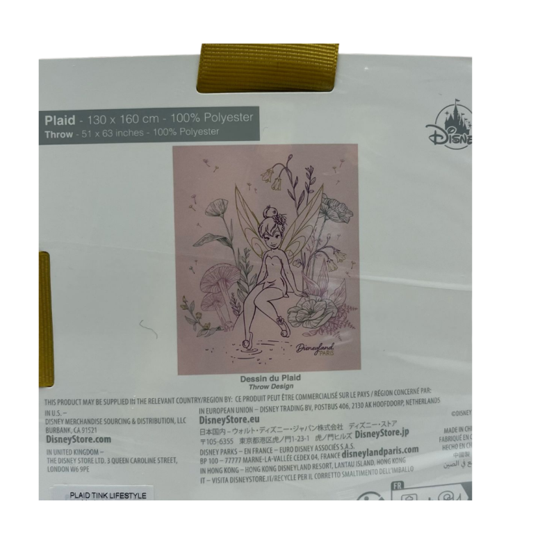 Plaid la fée clochette lifestyle Disney