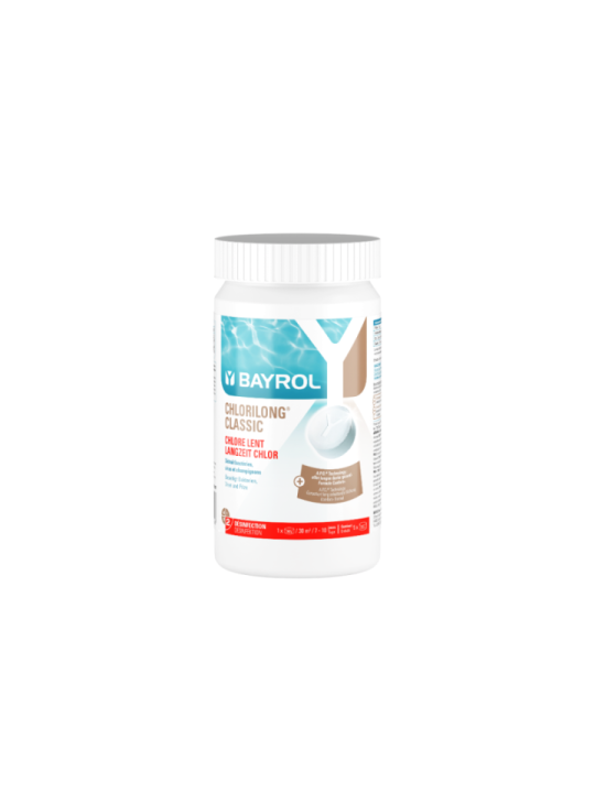 Chlorilong Classic 1.25kg BAYROL 5736129 galets chlore piscine