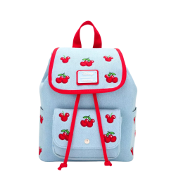 Sac à dos Cherries denim Mickey Mouse LOUNGEFLY