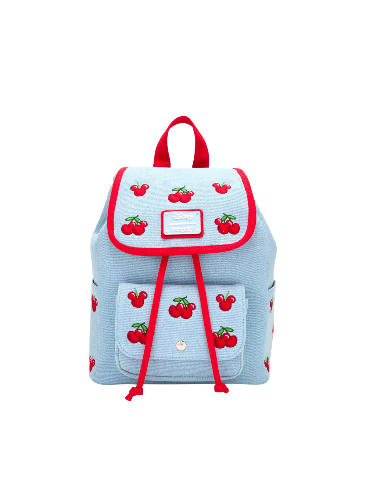 Sac à dos Cherries denim Mickey Mouse LOUNGEFLY
