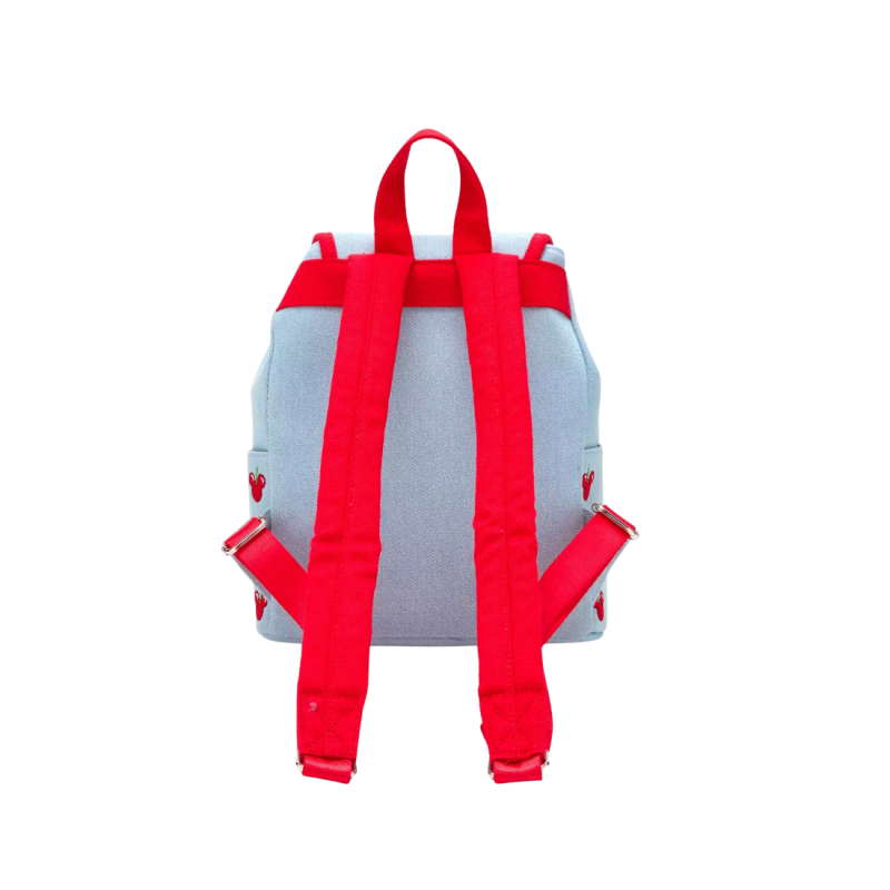 Sac à dos Cherries denim Mickey Mouse LOUNGEFLY