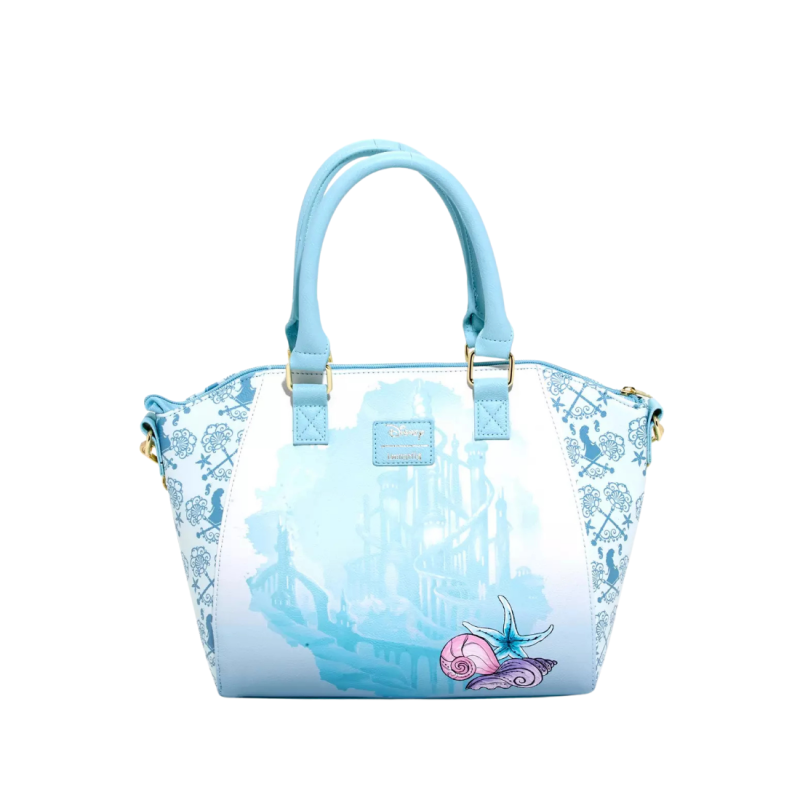 Sac à bandoulière blue watercolor La petire sirène LOUNGEFLY