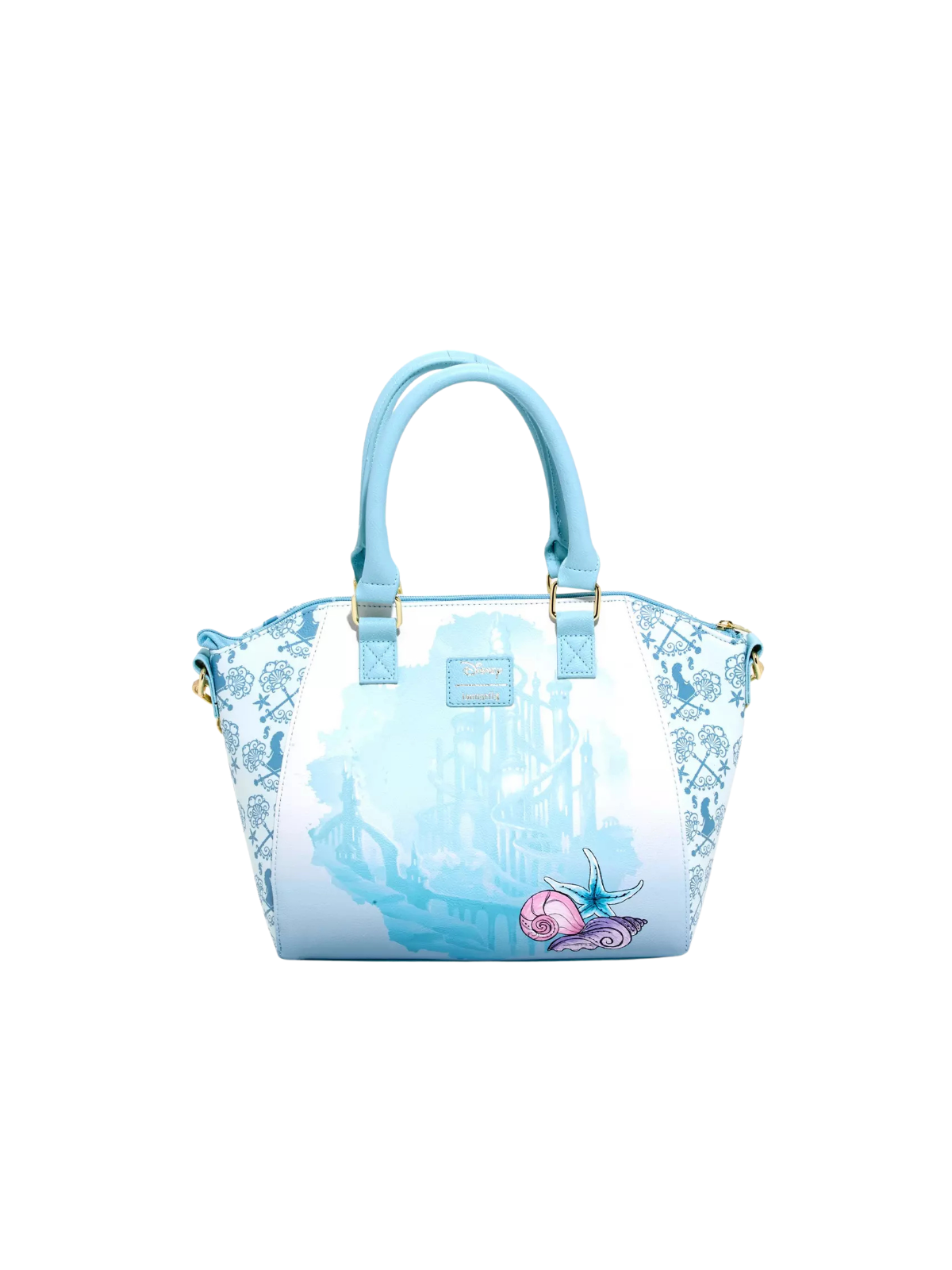 Sac à bandoulière blue watercolor La petire sirène LOUNGEFLY